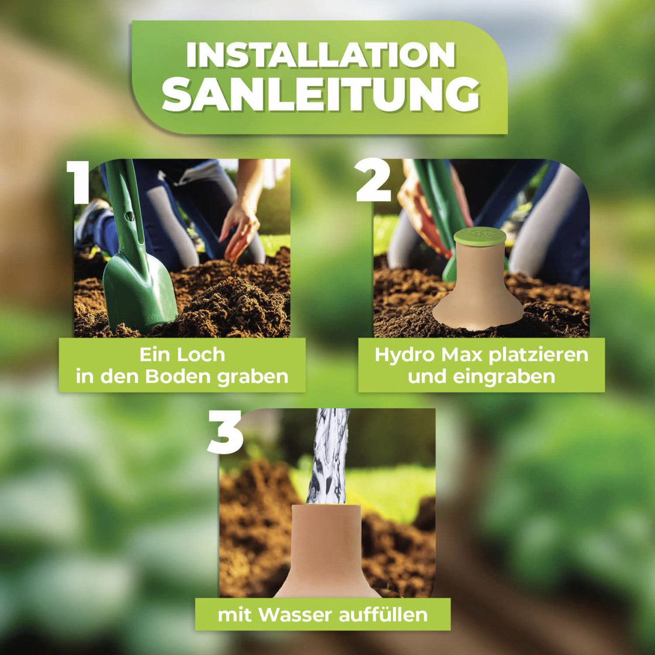 BioGreen Pflanzenbewässerung Olla Hydro Max M 3 L Bild 5