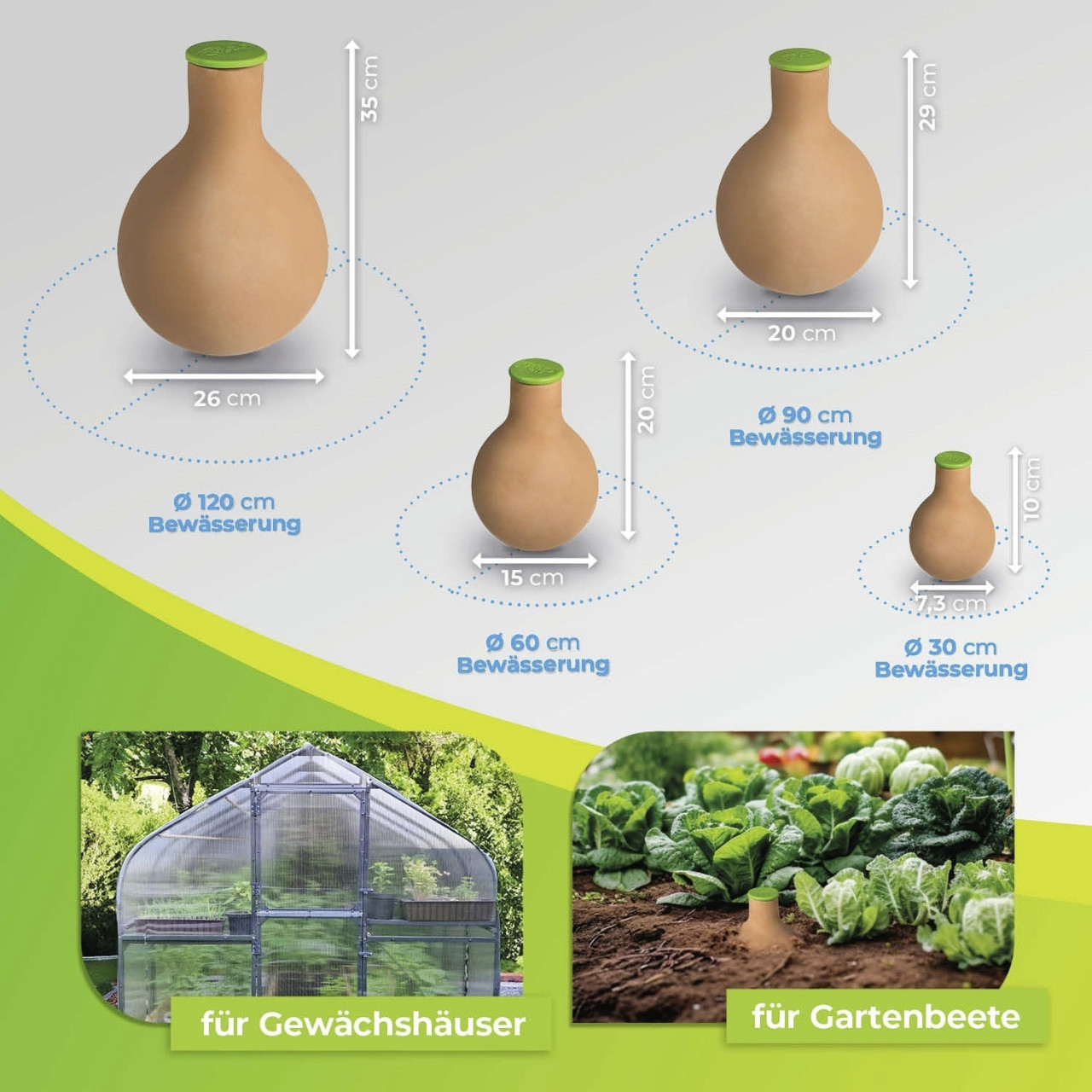 BioGreen Pflanzenbewässerung Olla Hydro Max L 6,5 L Bild 2