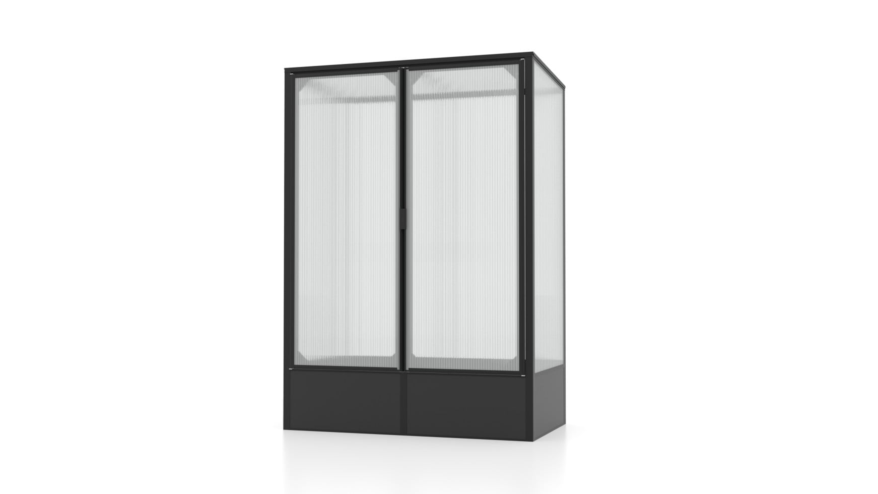 Vitavia Tomatenhaus-Set Napoli 900 HKP 4 mm schwarz 131 x 68 cm