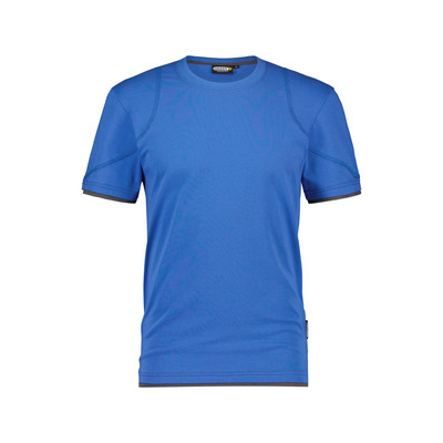 Kinetic T-shirt, azurblau/anthrazit, Größe M
