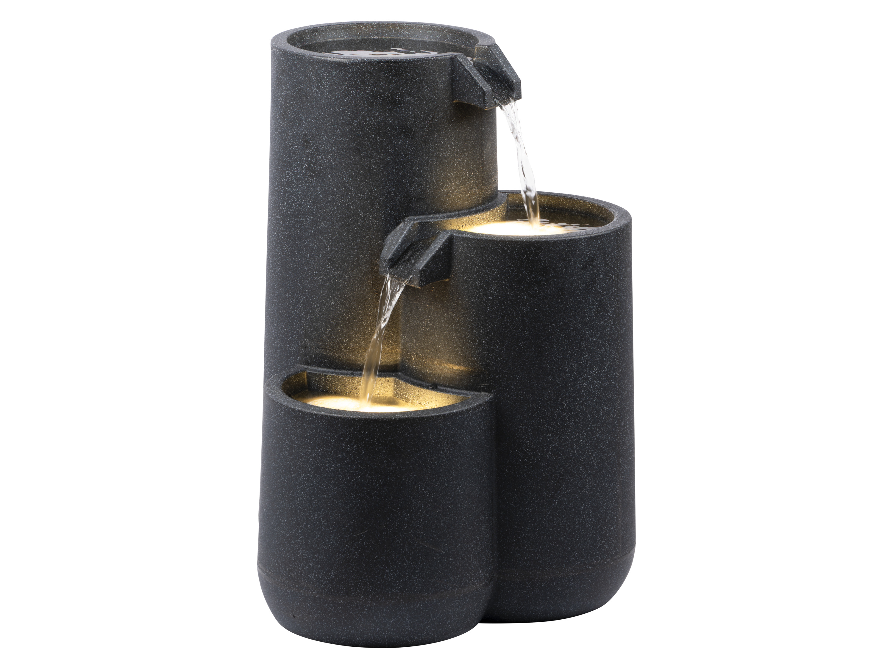 DOBAR Gartenbrunnen »Brahma«, 3-stufig mit LED Bild 2