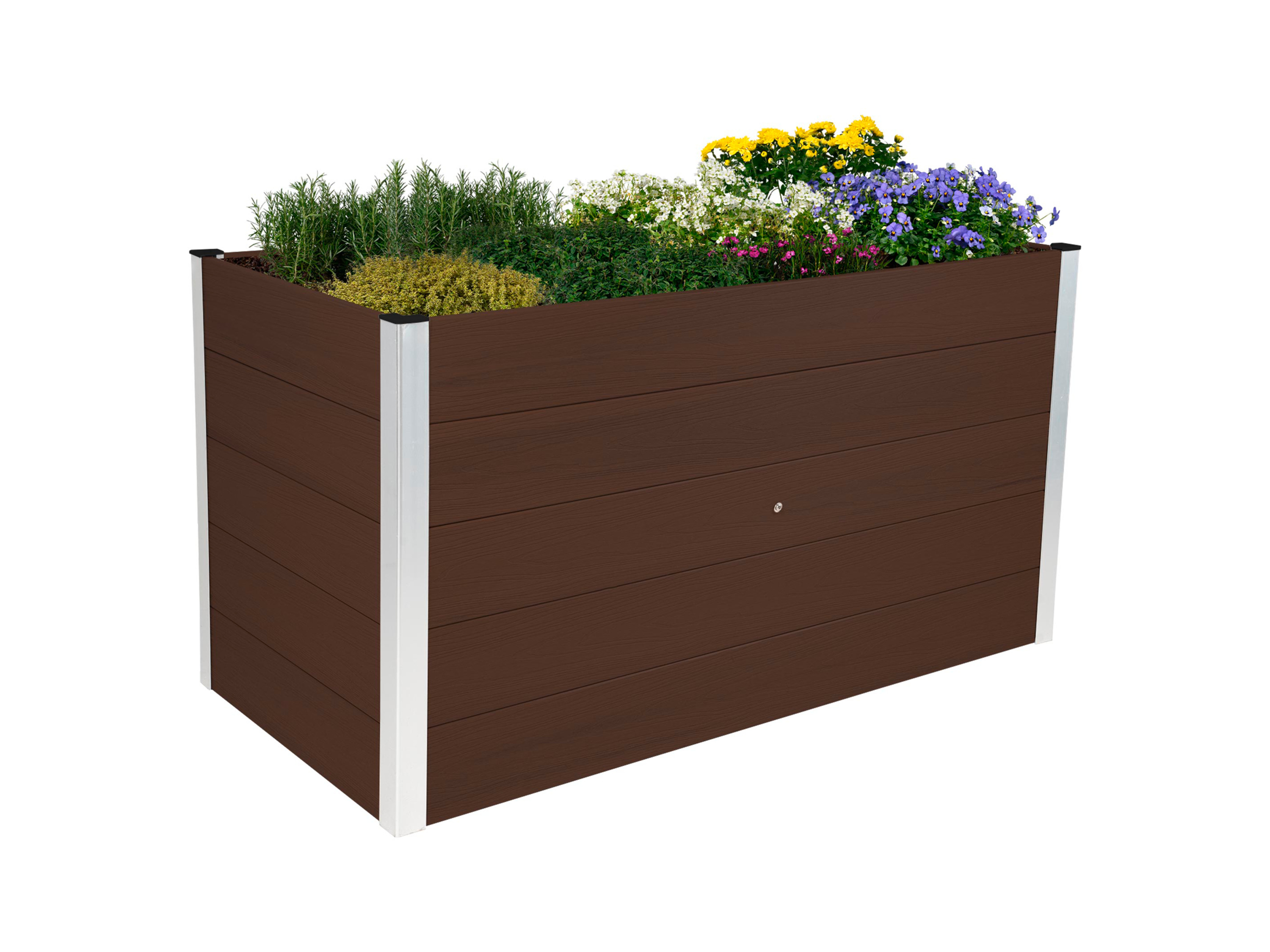 DOBAR XXL Hochbeet (Dunkelbraun)