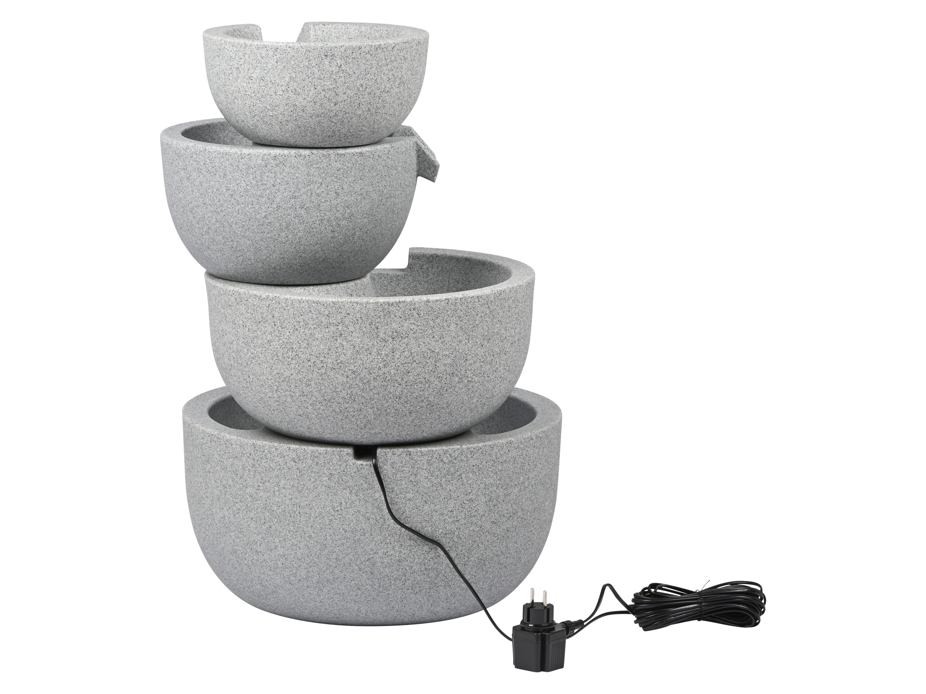 DOBAR Gartenbrunnen »Rama«, 4-stufig mit LED Bild 2