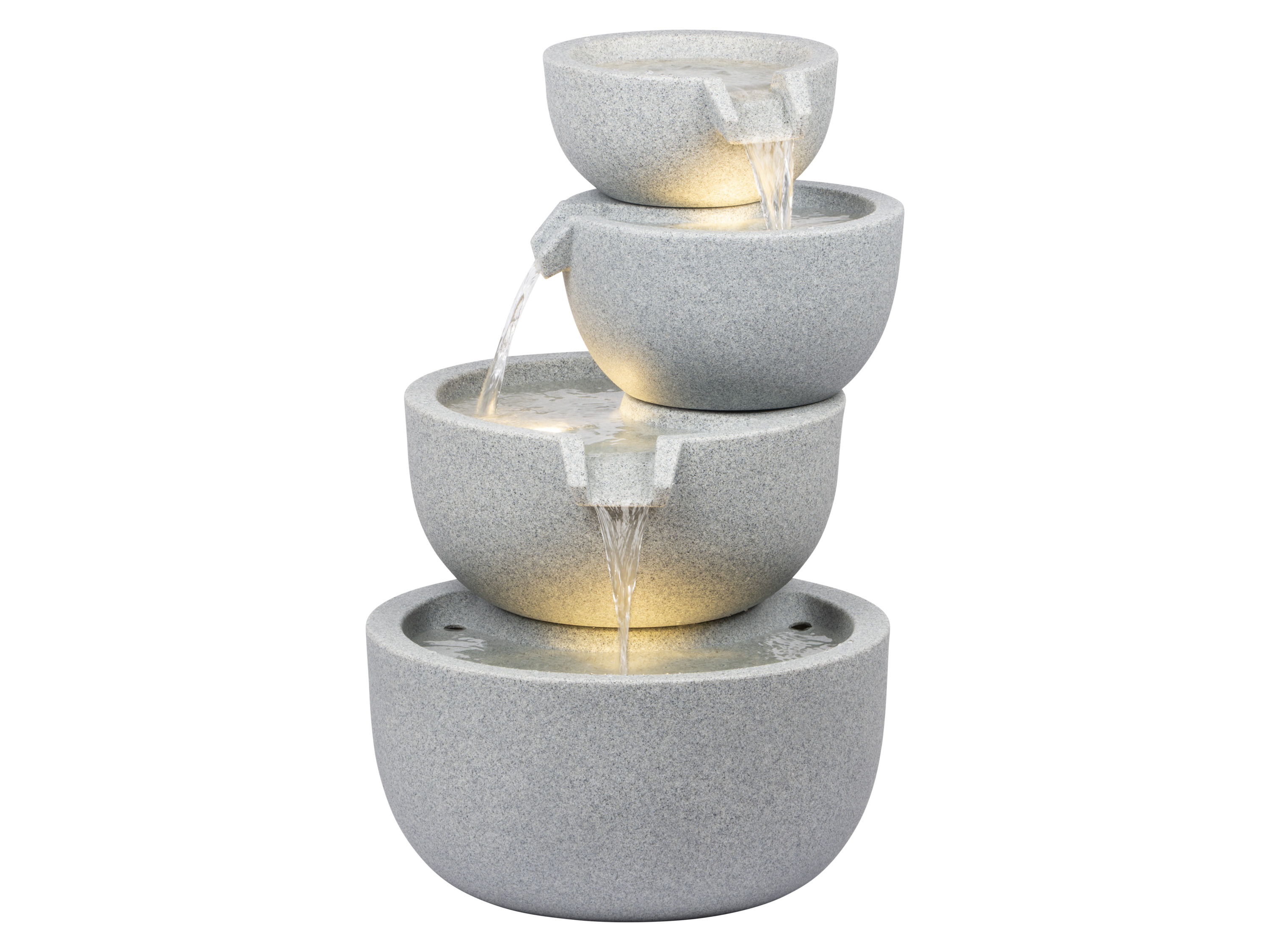 DOBAR Gartenbrunnen »Rama«, 4-stufig mit LED Bild 3