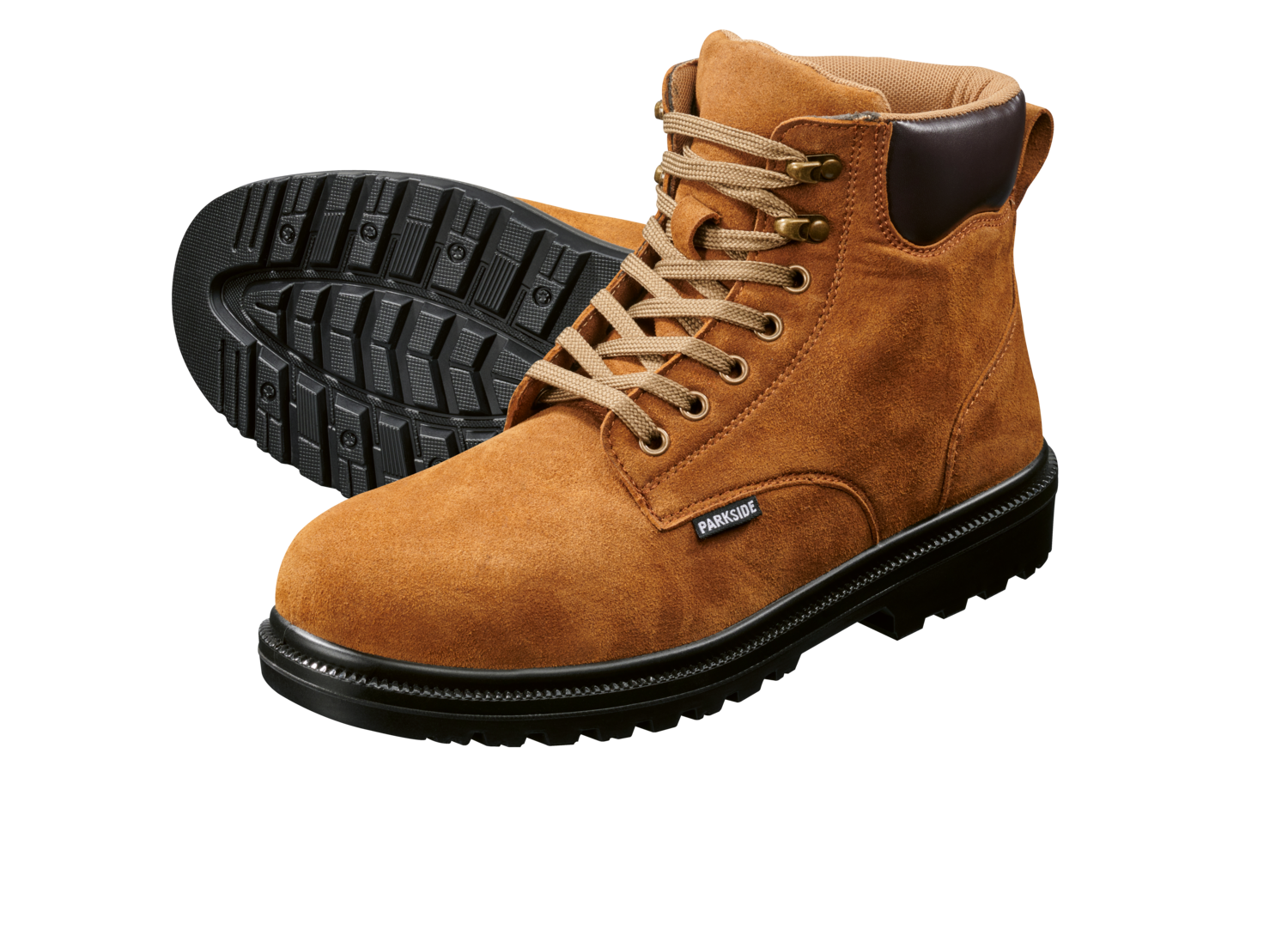 PARKSIDE® Herren Sicherheitsstiefel »S1P« (Braun, 42)