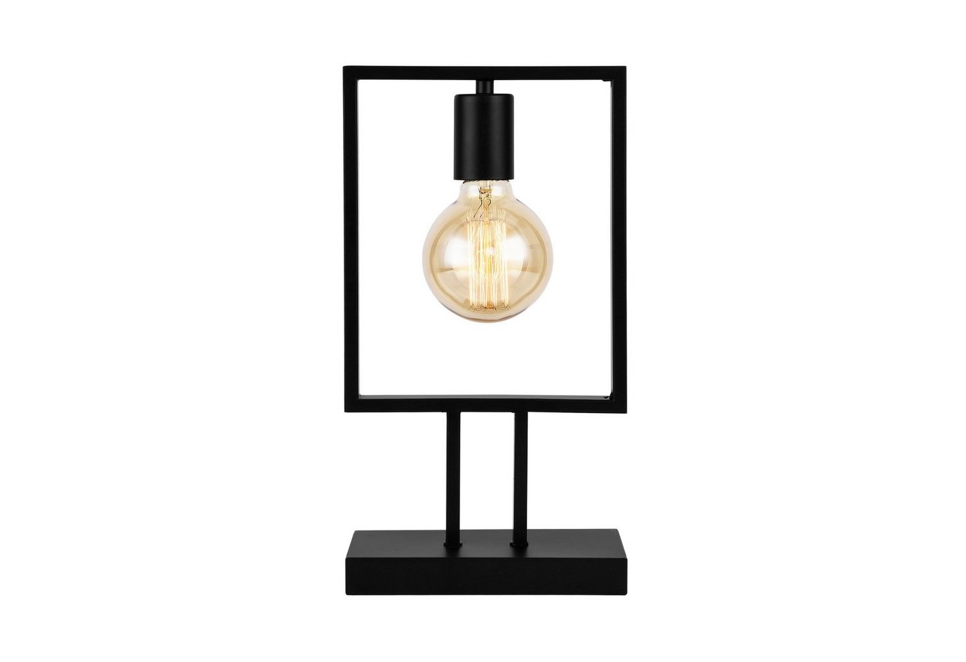 lux.pro Tischleuchte, ohne Leuchtmittel, »Turku« Tischlampe Nachttischlampe schwarz