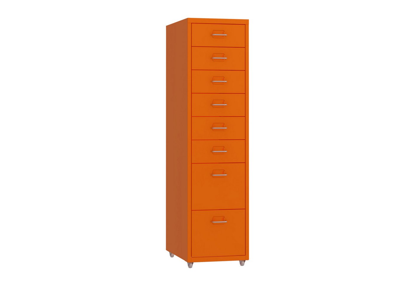 en.casa Rollcontainer, »Kökar« mit 8 Schubladen Bürowagen Orange Bild 3