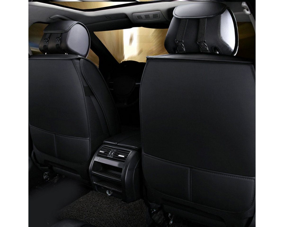 Insma Autositzbezug, 2-tlg., Universal Autositzauflage Sitzkissen Kunstleder Wasserdicht, Geeignet für Fahrzeuge mit/ohne Seitenairbag Bild 2