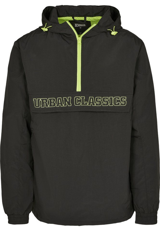URBAN CLASSICS Funktionsmantel Urban Classics Herren Contrast Pull Over Jacket