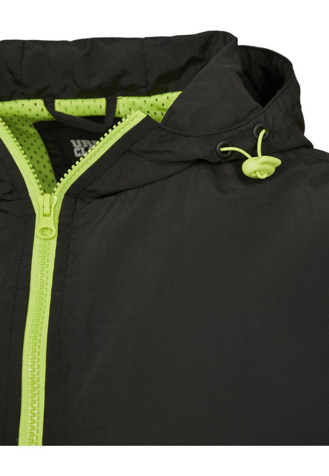URBAN CLASSICS Funktionsmantel Urban Classics Herren Contrast Pull Over Jacket Bild 2