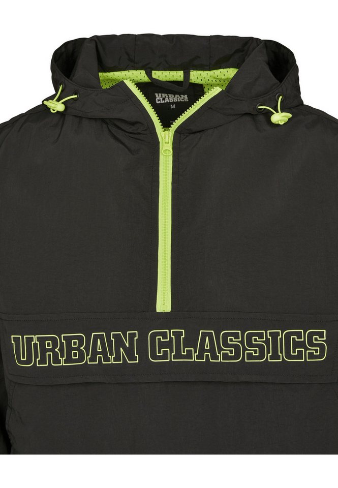 URBAN CLASSICS Funktionsmantel Urban Classics Herren Contrast Pull Over Jacket Bild 3