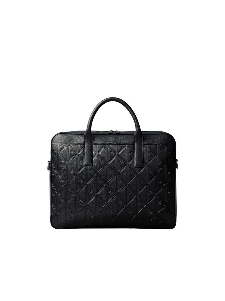 Calvin Klein Aktentasche EMBLEM AOP DEBOSS COMMUTER, Unisex Businesstasche, Laptoptasche mit abnehmbarem Schulterriemen Bild 3