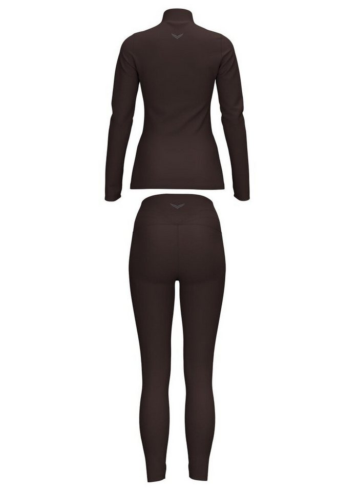 Trigema Jogginganzug TRIGEMA Sport Set aus Longsleeve und Leggings (1-tlg) Bild 4