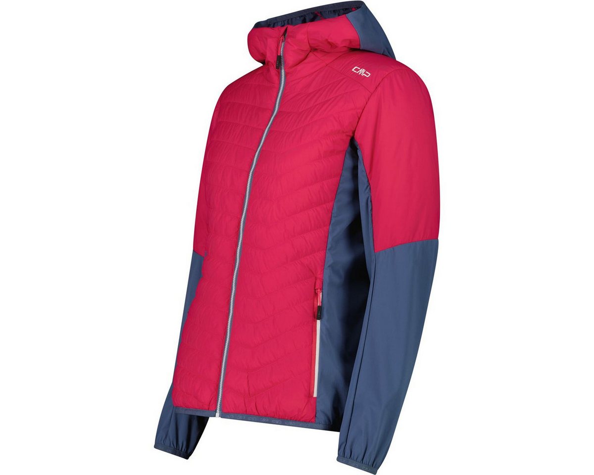 CMP Outdoorjacke Woman Jacket Hybrid FIX Hood Vielseitige Damenjacke mit Primaloft®-Wattierung, ideal für