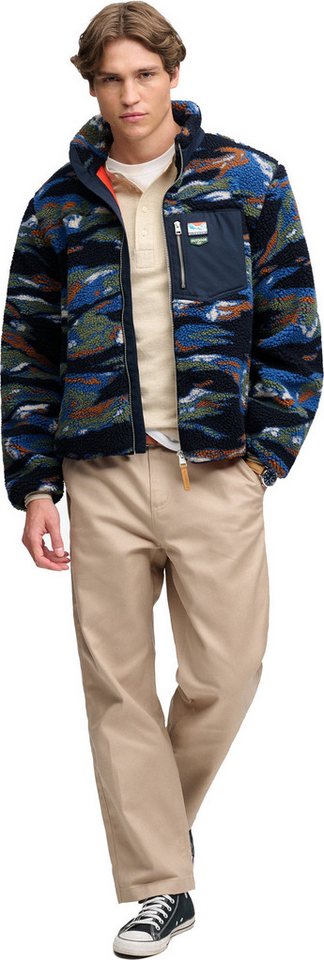 Superdry Motorradjacke Terrain Fleecejacke Atmungsaktiv Bild 3