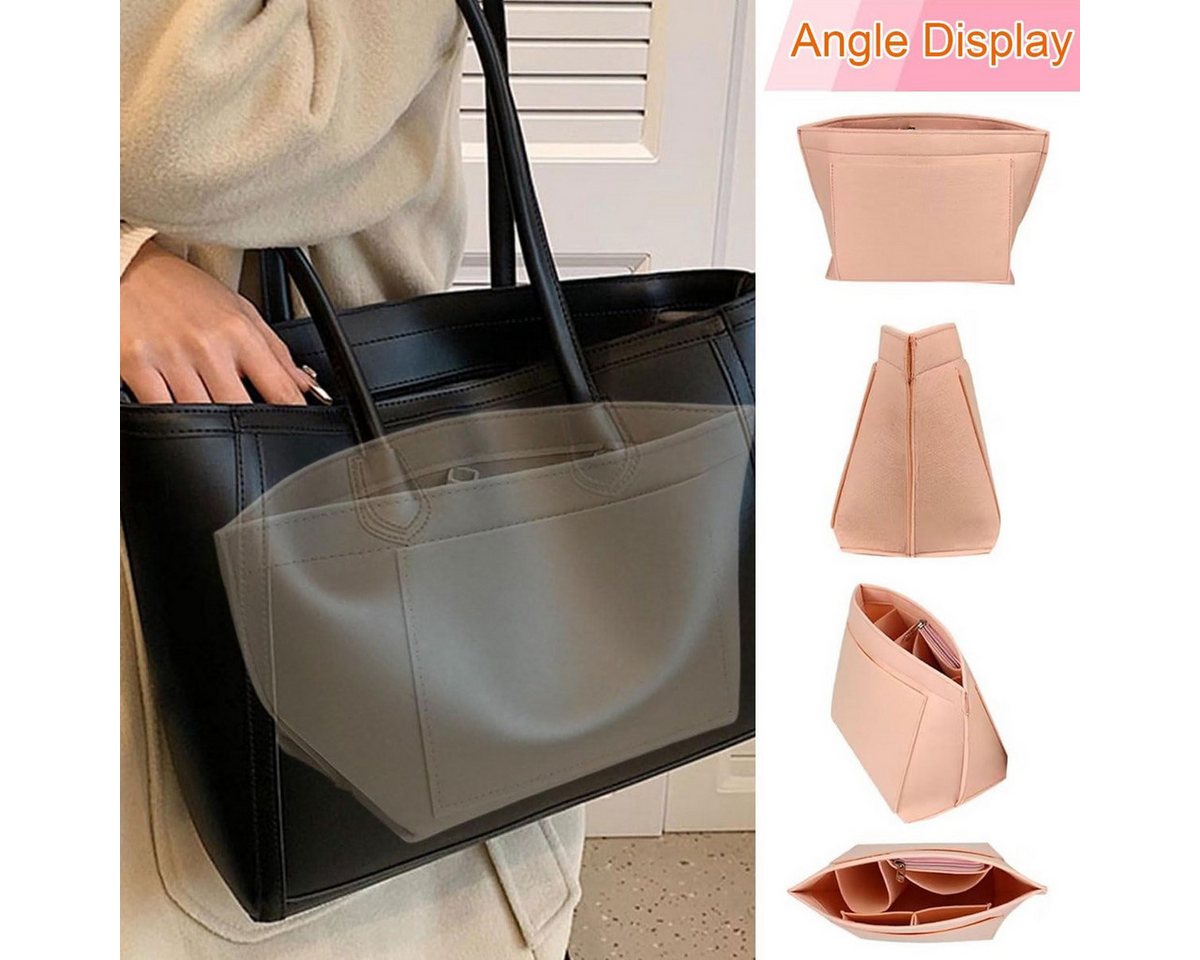 Kraftverdia Aufbewahrungstasche Taschen-Organizer – Bag-in-Bag, kompatibel mit Longchamp & Co. Bild 2