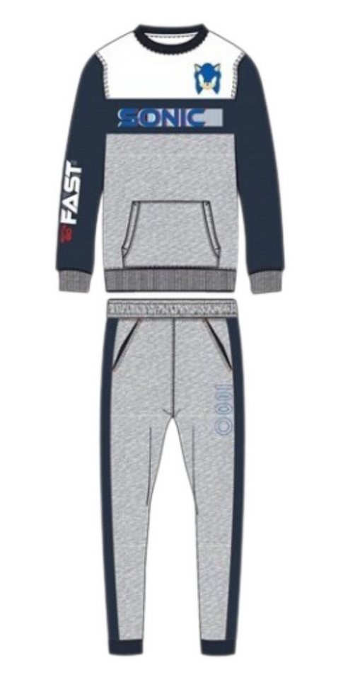Textiel Trade B.V. Jogginganzug Sonic the Hedgehog Kinder Freizeitanzug mit Motivdruck