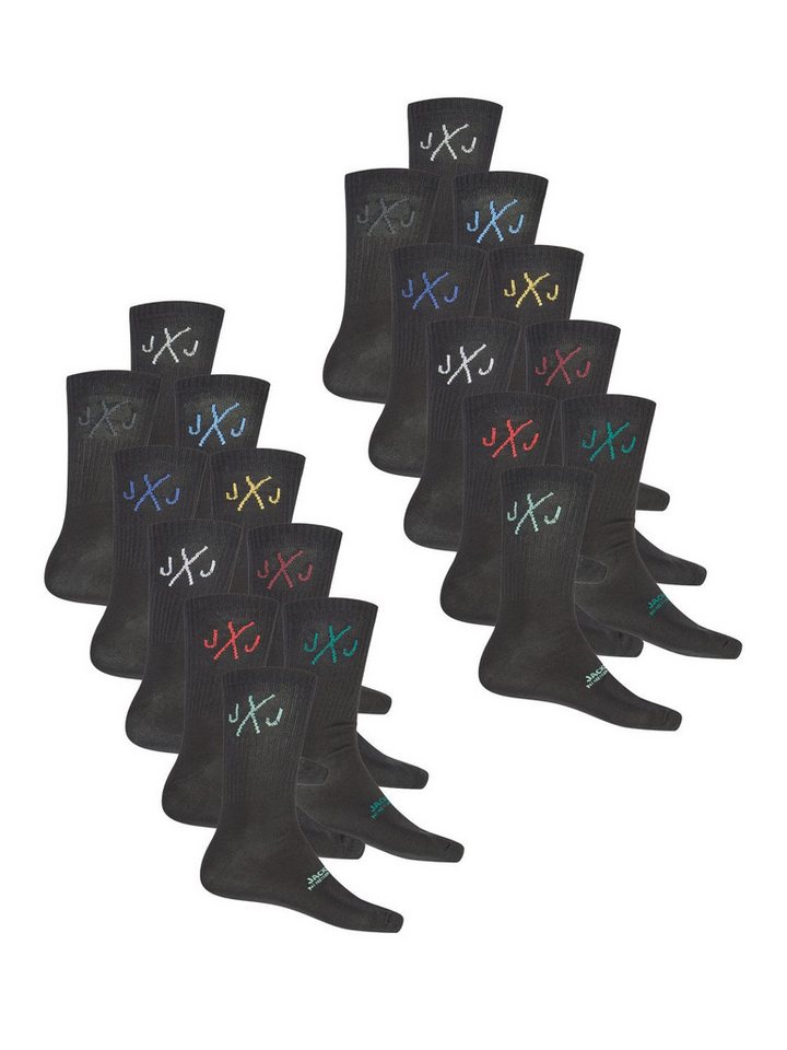 Jack & Jones Sportsocken JACDIRECT TENNIS SOCK 20 PACK (20-Paar) aus Baumwollmix
