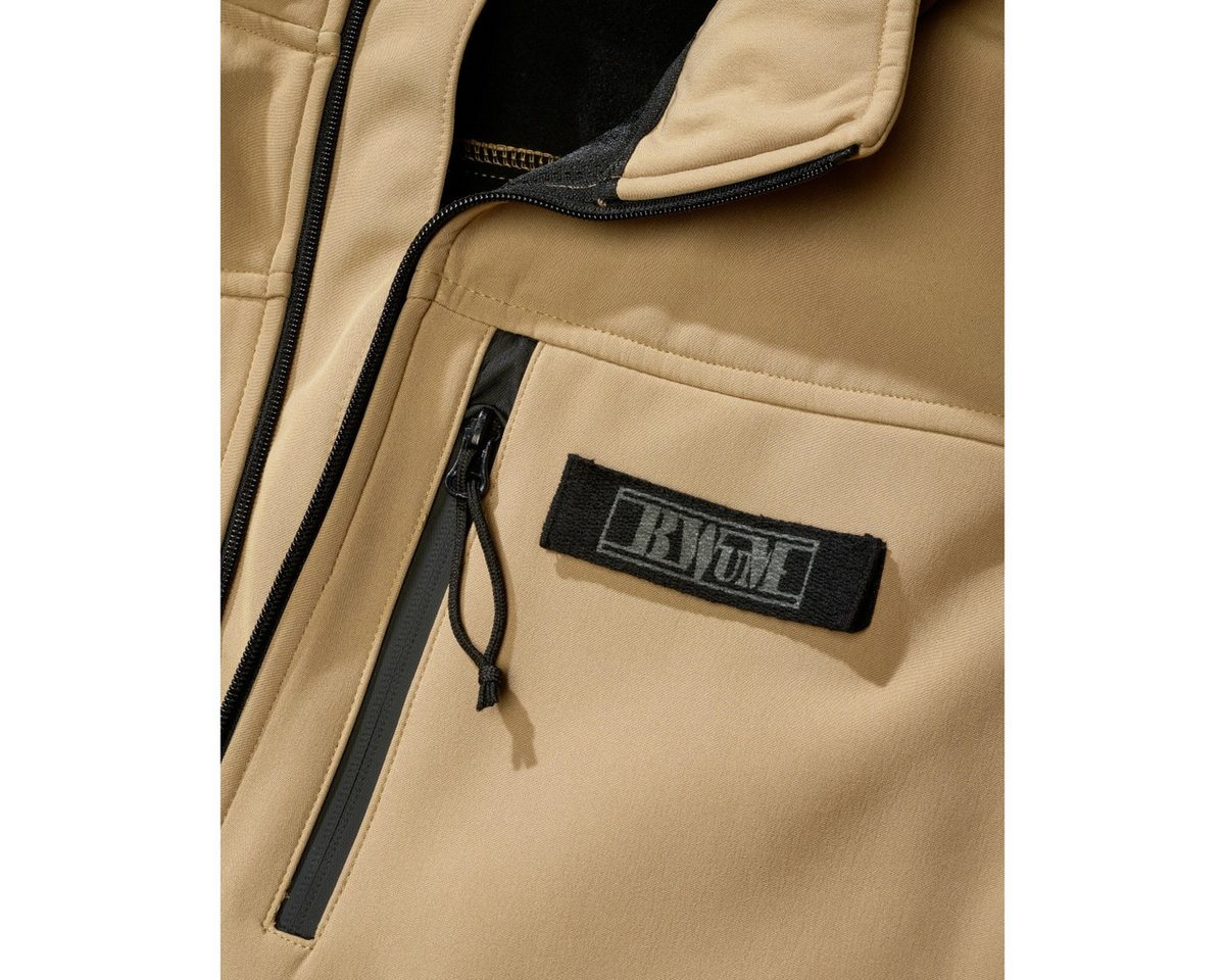 BWuM Outdoorjacke BWuM Tactical Softshell Jacke + Patch & Flaggen abnehmbare Kapuze Bild 3