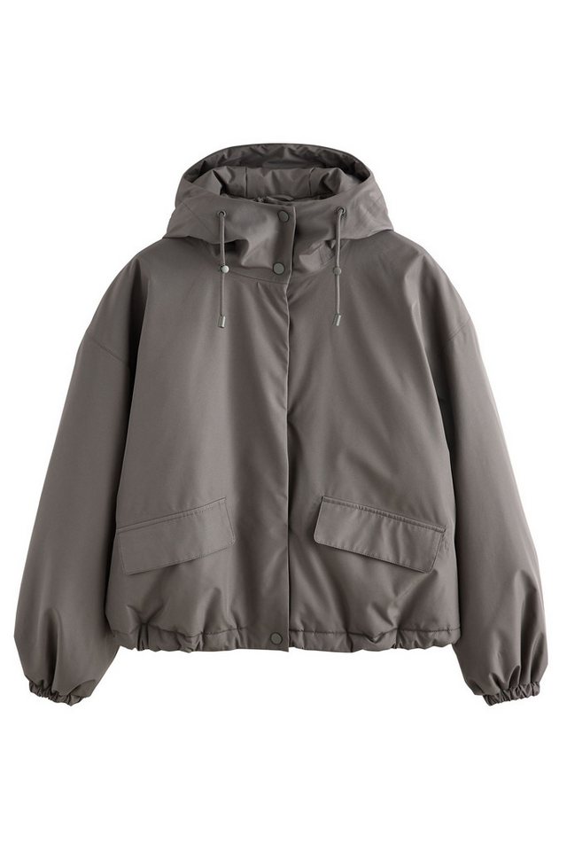 Next Funktionsmantel Bomberjacke mit Trichterkragen + Kapuze, Kurzgröße (1-tlg) Bild 5