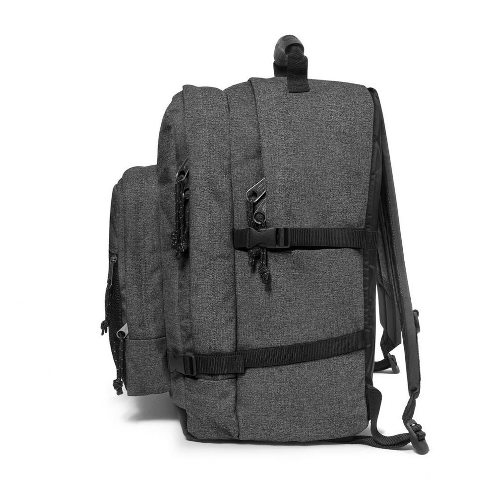 Eastpak Rucksack ULTIMATE Rucksack 42 L wasserbeständig, Black Denim Grau, Wasserbeständig, 2 Hauptfächer, wattiert