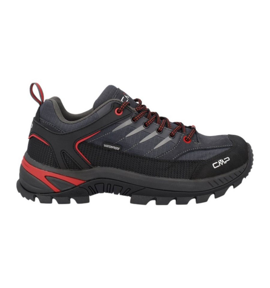 CMP Rigel 2.0 Low Trekking WP (wasserdicht) titaniumgrau/rot Herren Wanderschuh Bild 3