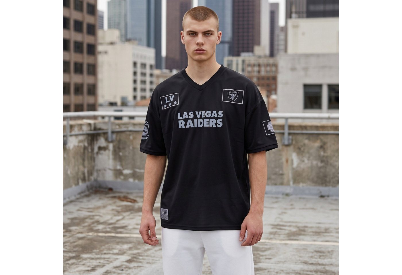 Recovered Footballtrikot Re:covered Oversized NFL Jersey Las Vegas Raiders Bild 5
