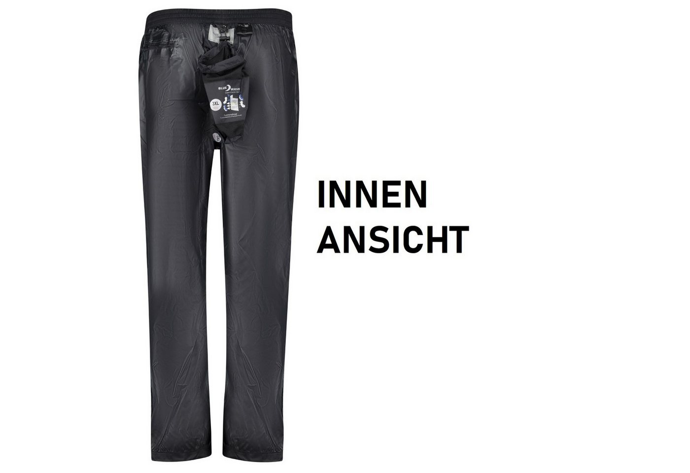 RennerXXL Regenhose Falko Herren Übergrößen bis 10XL, Reißverschluss bis Wade