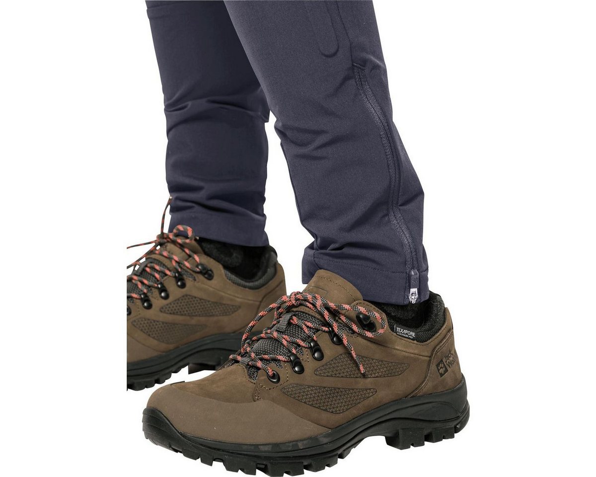 Jack Wolfskin Outdoorhose Salmaser Pants W Extrem atmungsaktive, strapazierfähige Softshell-Hose mit