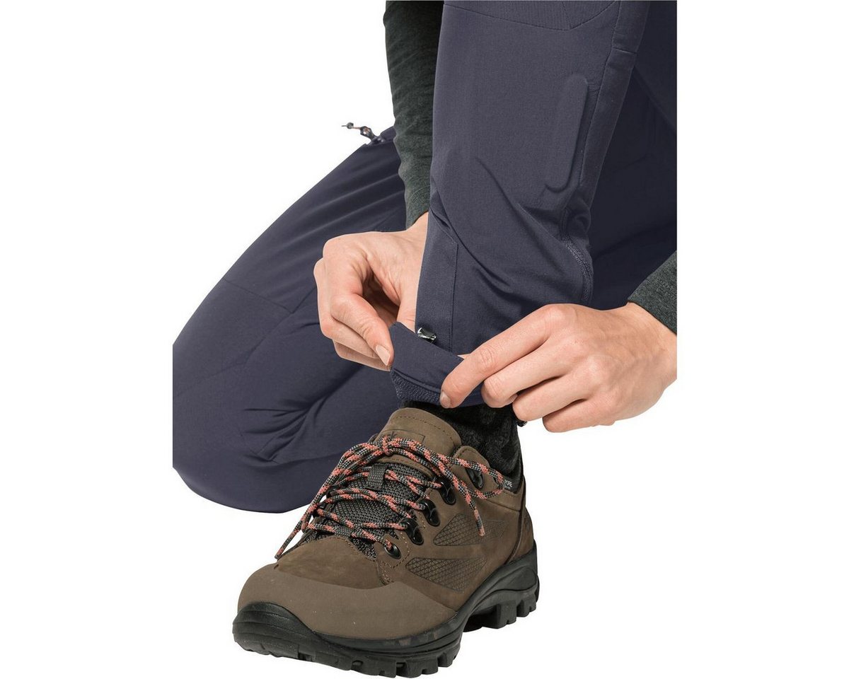 Jack Wolfskin Outdoorhose Salmaser Pants W Extrem atmungsaktive, strapazierfähige Softshell-Hose mit Bild 4