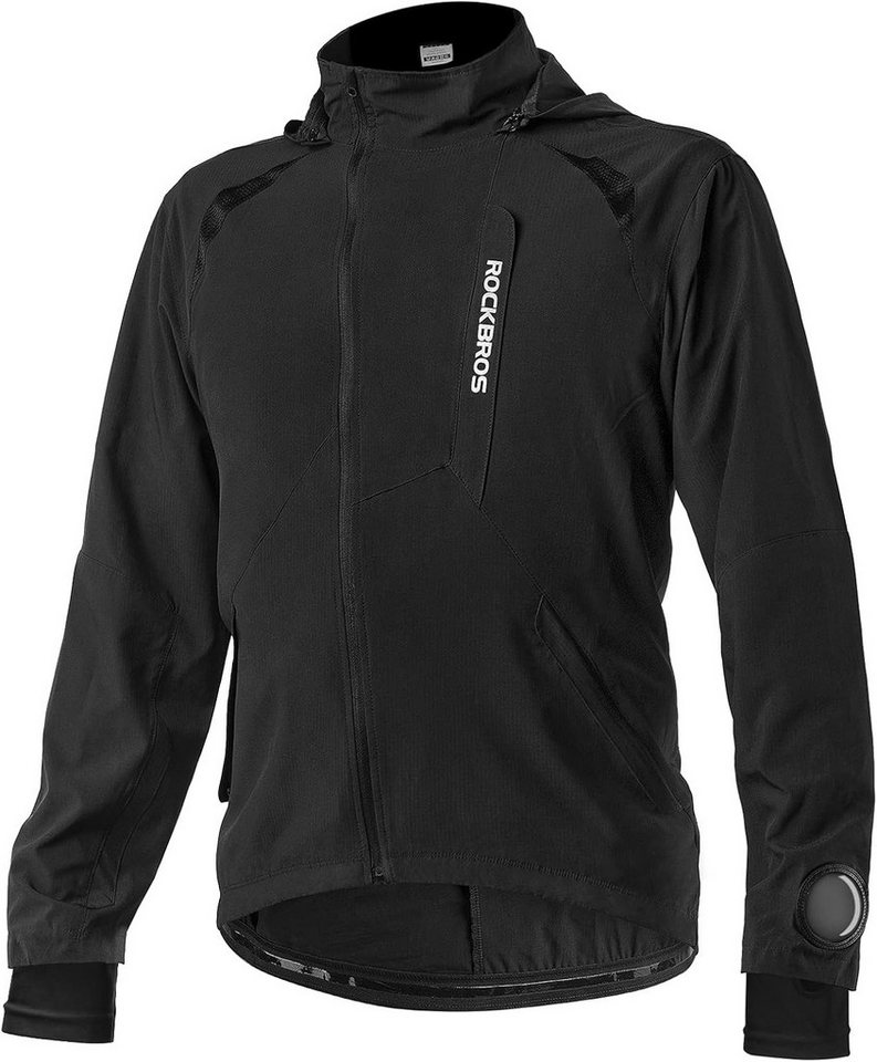 ROCKBROS Fahrradhose Herren Fahrradjacke Elastisch Atmungsaktiv Softshell