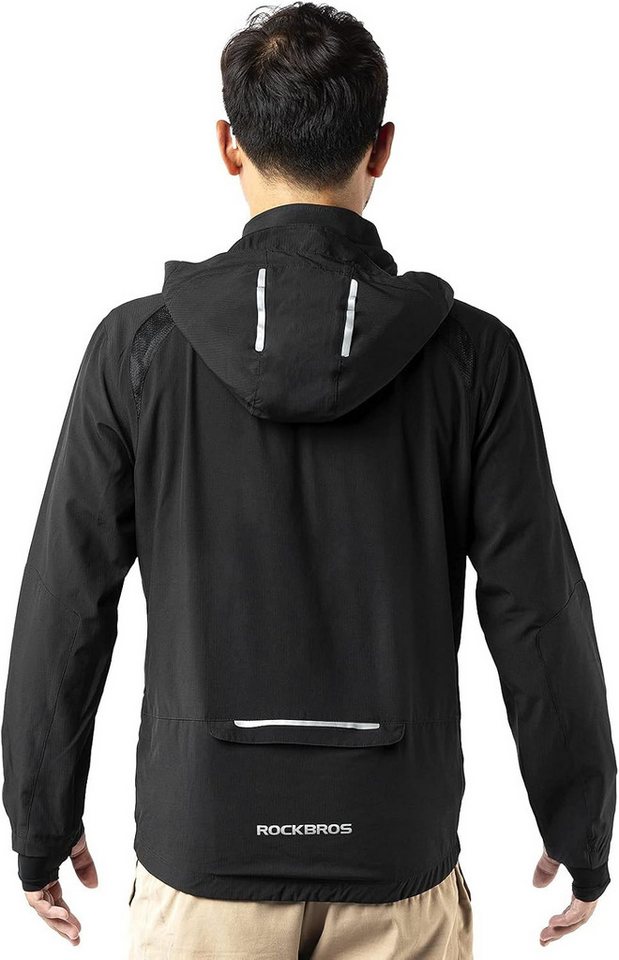 ROCKBROS Fahrradhose Herren Fahrradjacke Elastisch Atmungsaktiv Softshell Bild 3