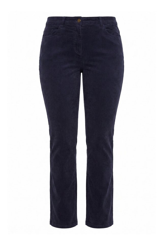 Ulla Popken Funktionshose Cordhose Sarah Bootcut schmales Bein Komfortbund Bild 2