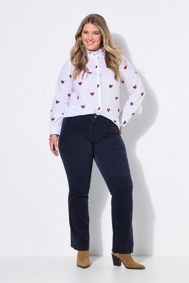 Ulla Popken Funktionshose Cordhose Sarah Bootcut schmales Bein Komfortbund Bild 3