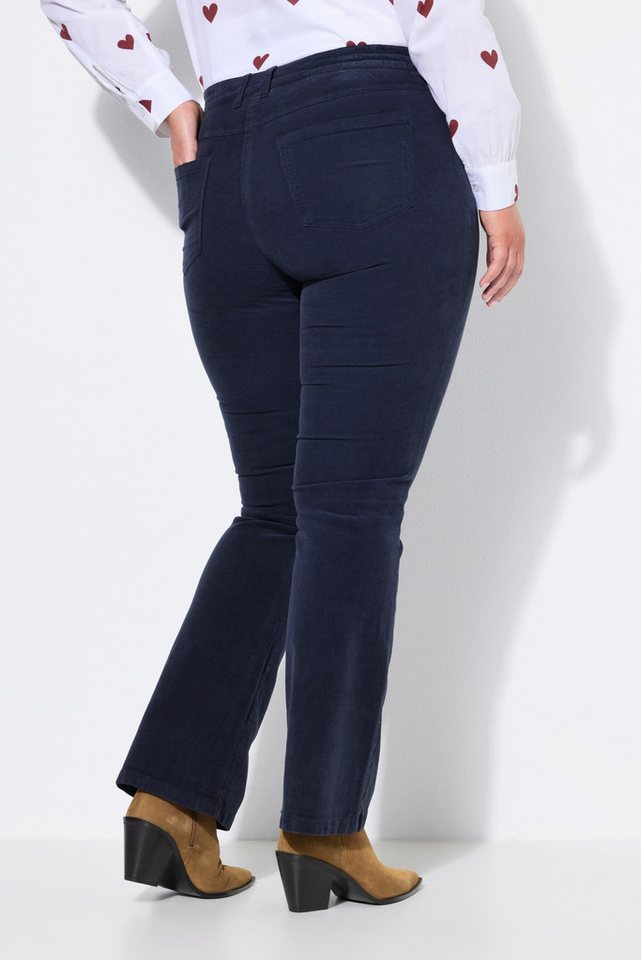 Ulla Popken Funktionshose Cordhose Sarah Bootcut schmales Bein Komfortbund Bild 4