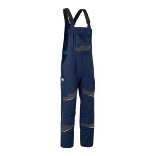 KÜBLER Latzhose ACTIVIQ cotton+ HIGH PSA 2 dunkelblau/anthrazit 54
