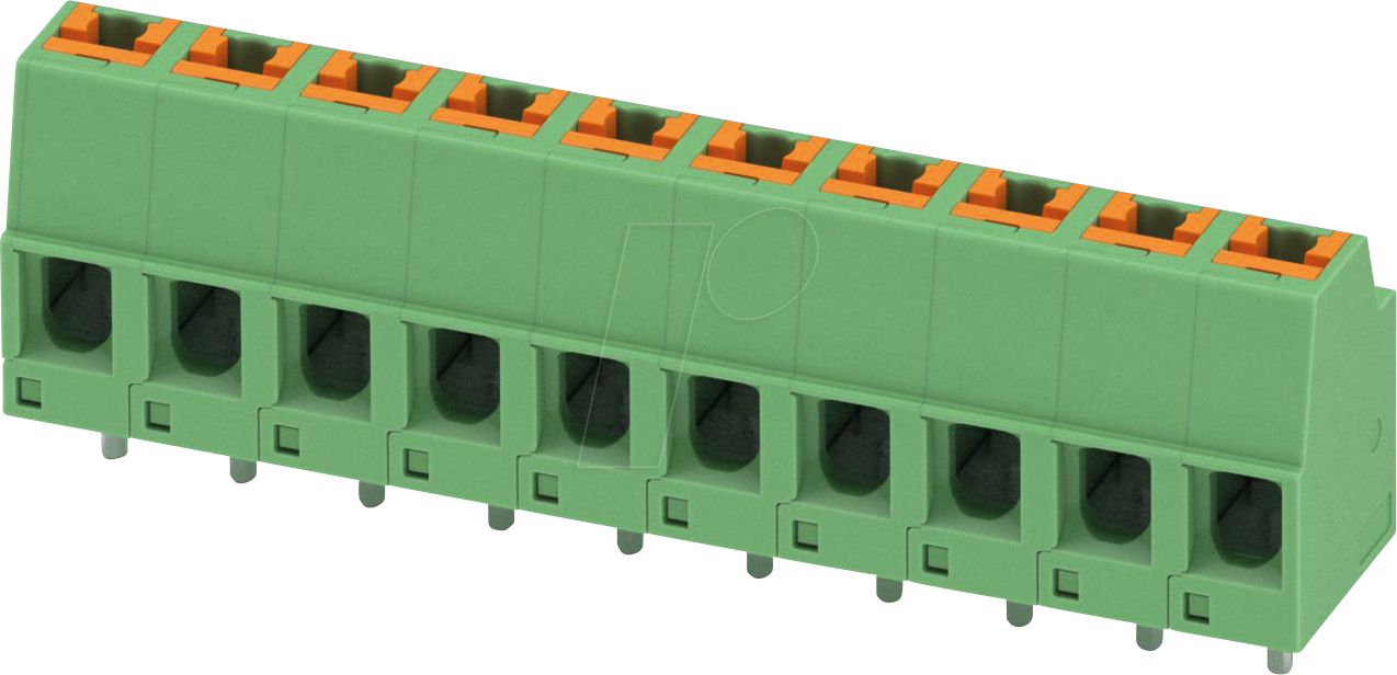 SPTH 1,510 5,0 - Leiterplattenklemme, 10 polig, RM: 5 mm, 0,14 - 2,5 mm²