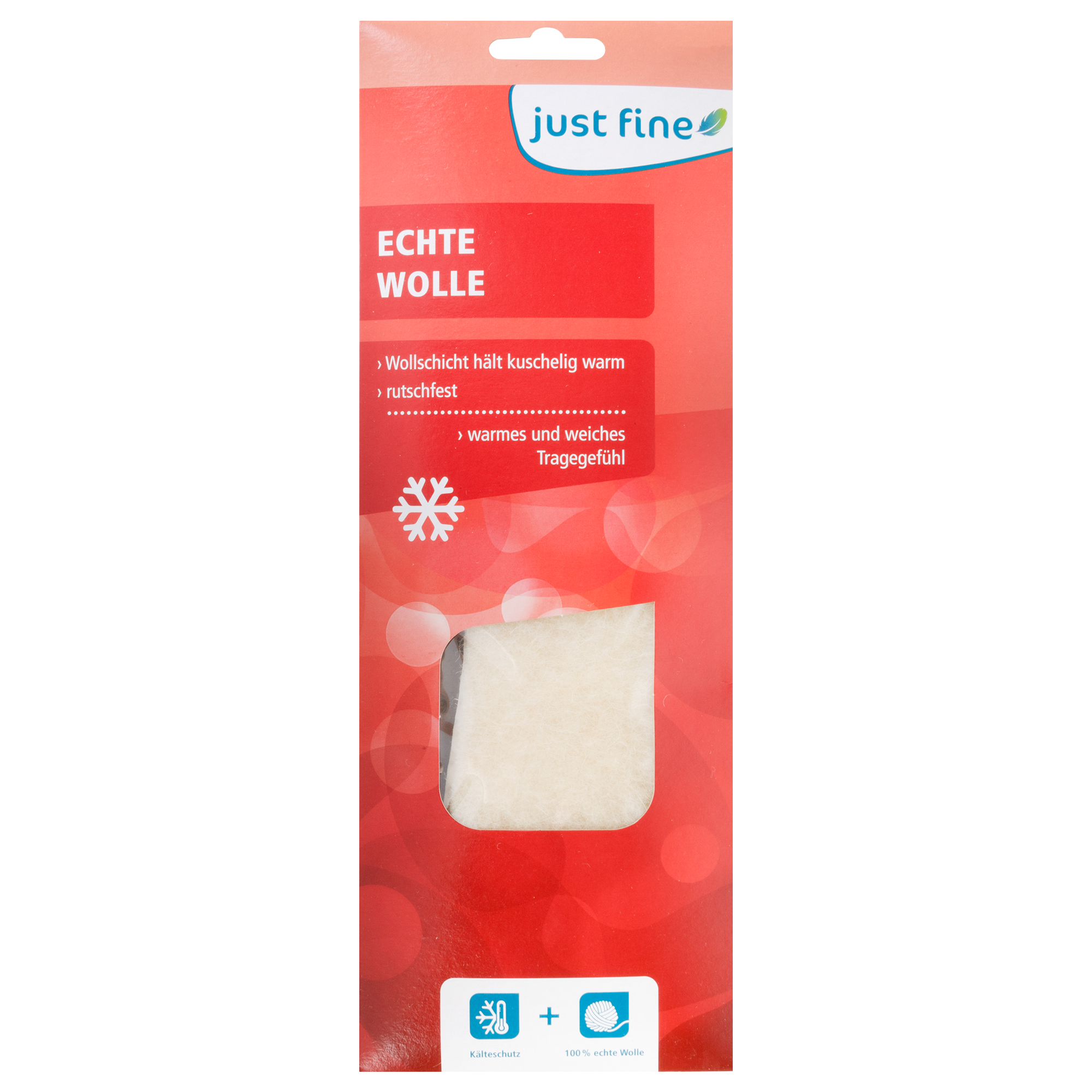 Schuheinlegesohle echte Wolle creme44/45