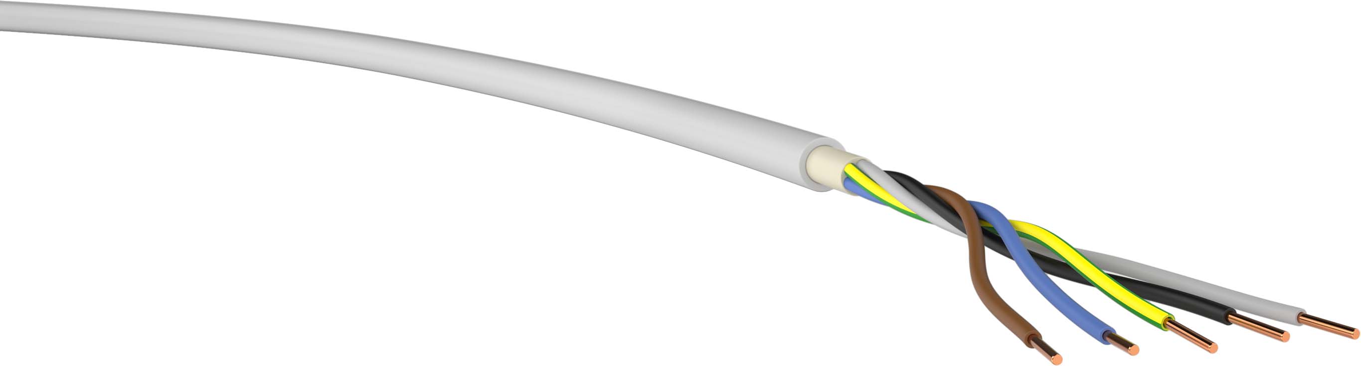 Diverse NYM-J 5x2,5 Eca Fol.25m Installationsleitung
