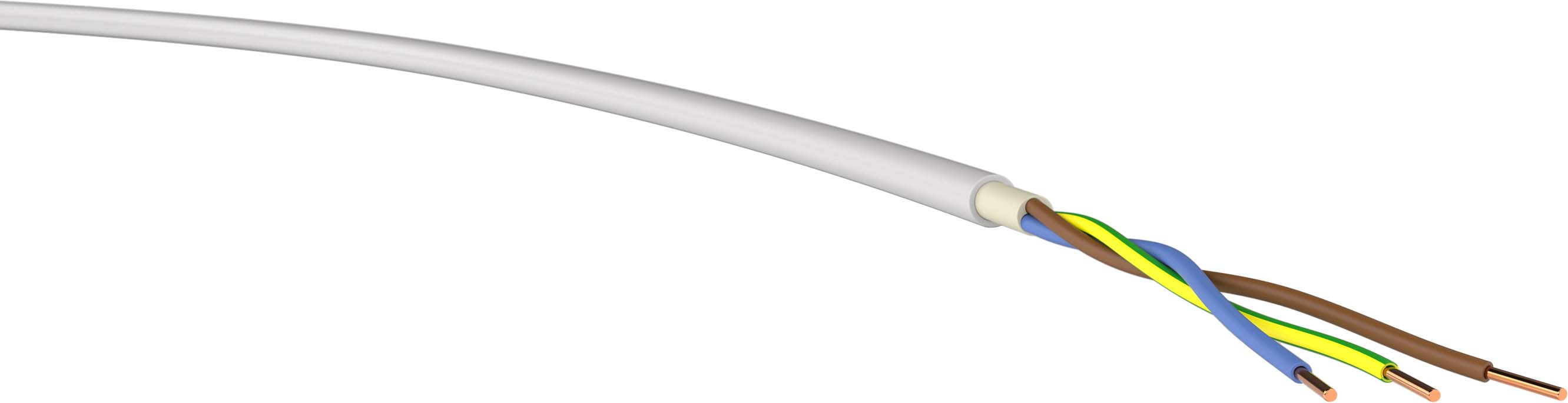 Diverse NYM-J 3x2,5 Eca Fol.25m Installationsleitung