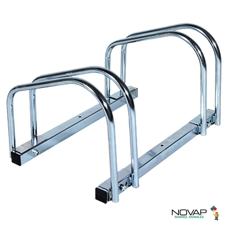 Fahrradständer Für 2 Fahrräder, Boden- Oder Wandbefestigung - 475 X 320 X 260 Mm - Novap - 6100058