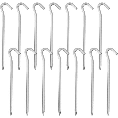 14 Heringe, Stahlanker, Bodenanker – Ideal Für Garten, Camping Und Zelte