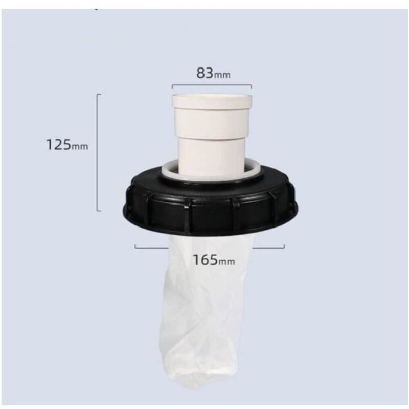 Ibc-deckelsieb – Hochwertig – Waschbares Nylon – 1000 Liter – 165 Mm – Säurebeständig