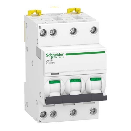 Acti9 Idt40n - Modularer Schalter - 3p+nc 40a 6000a/10ka Schneider Electric Scha9p24740