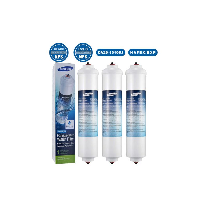 3er-pack Kühlschrank-wasserfilter Für Samsung Da29-10105j Hafex/exp Wsf-100, Da99-02131b, Ef9603, Haier Lg