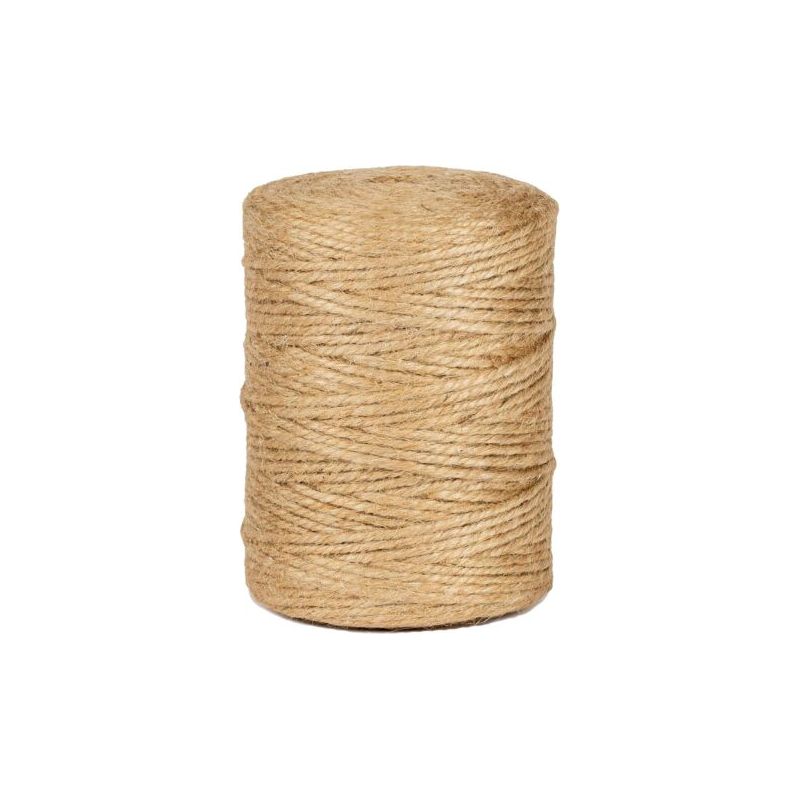 Natürlich Gefärbtes Jute-bindeband, 200 M, Geschenkbänder, Geschenkverpackungsseil, Weihnachtsgeschenkverpackung, Geruchlos, Für Diy-projekte, Gartenarbeit, Instandhaltung, Verpackung, Kreatives Desig