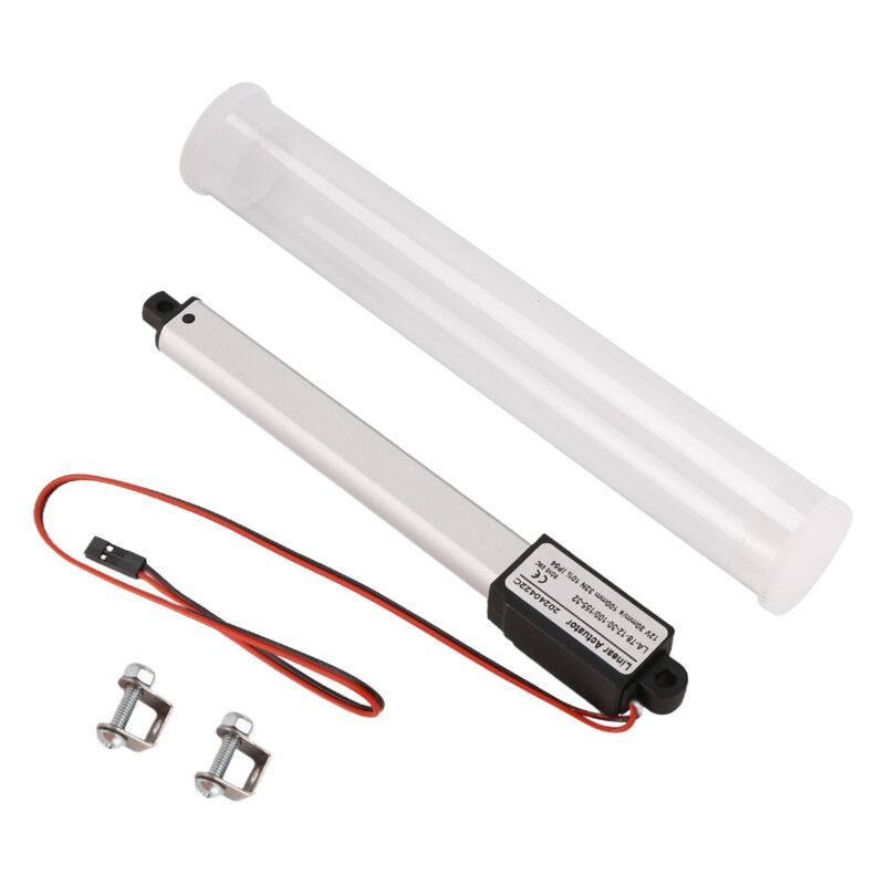 Ip54 12v Linearantrieb, Mini 100mm Hub, Elektrischer Fensterhebermotor, 30mm/s