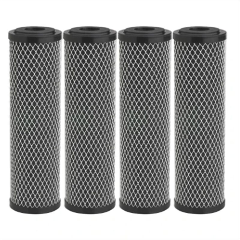Packung Mit 4 Standard-aktivkohlefiltern (25 Cm) Zur Entfernung Von Ablagerungen Und Neutralisierung Von Geschmacks- Und Geruchsstoffen In Ihrem Zuhause.
