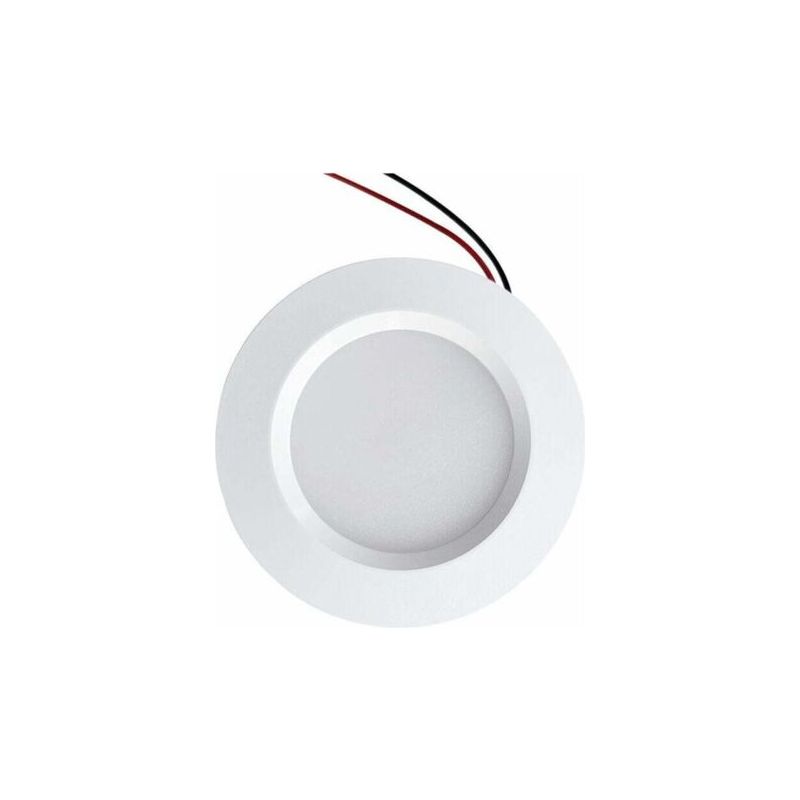 Mini-led-einbaustrahler, 55 Mm Ausschnitt, 68 Mm Durchmesser, Kompakt, 3 W, 12 V Dc, Wasserdicht, Ip54, Für Bad, Küche Und Möbel (aluminium, Neutralweiß 4000 K) [energieklasse E]