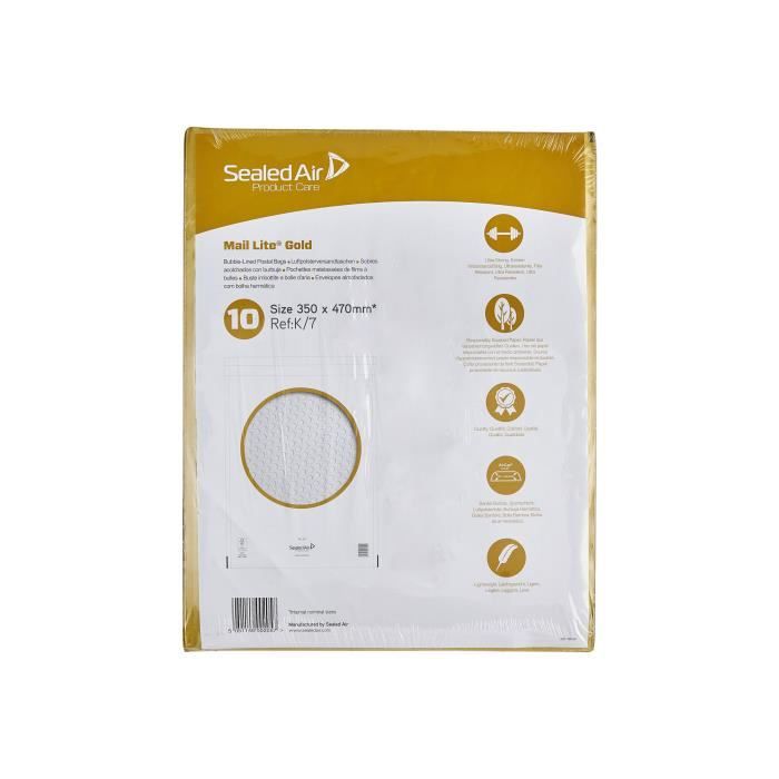 Gepolsterte Umschläge Sealed Air Mail Lite Blase Selbstklebend 350x470mm